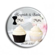 Cupcakes Wedding Magnets