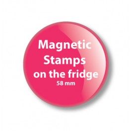 Magnetic Stamps on the fridge